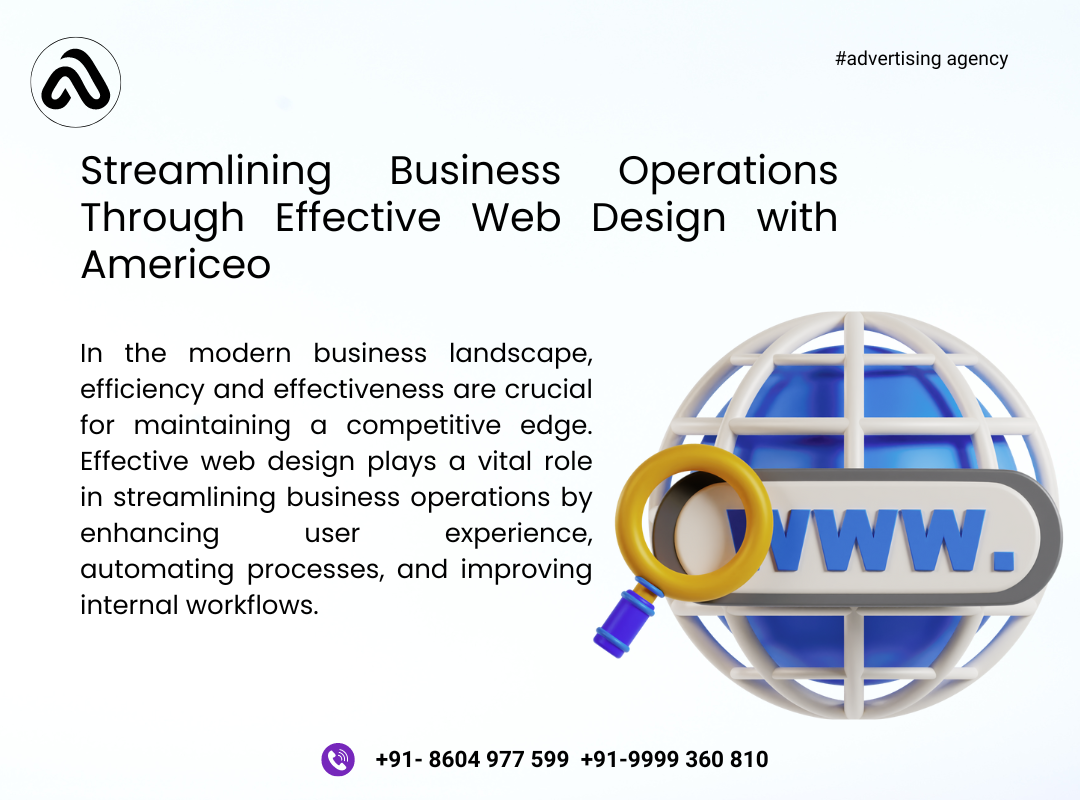 Streamlining Business Operations Through Effective Web Design with Americeo
